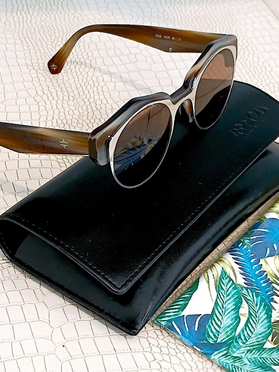 BRAND NEW (CURRENT) TSEEGAN VICK – HORNE SUNGLASSES MADE IN FRANCE NWT main image 15